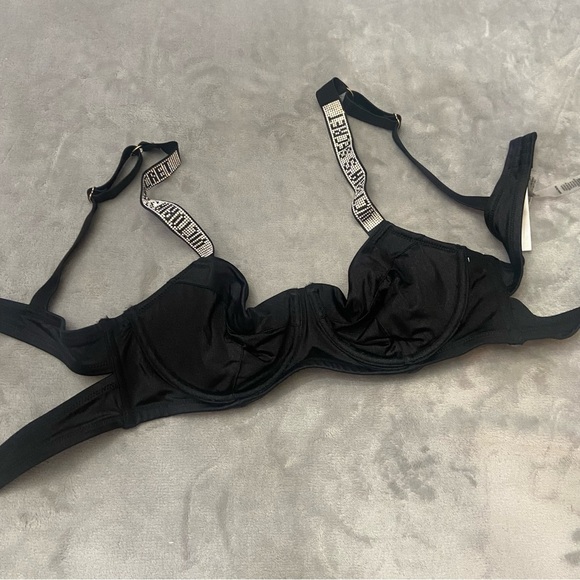 New! Victoria’s Secret Shine Strap Unlined Push Up Bikini Swim Top 4471 - Picture 5 of 11